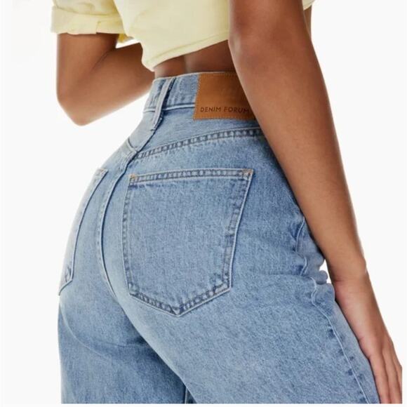 Aritzia Denim Forum The Farrah High Rise Wide Leg - Picture 2 of 7